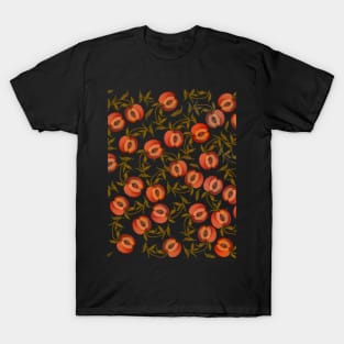 Watercolor seamless pattern with peaches T-Shirt